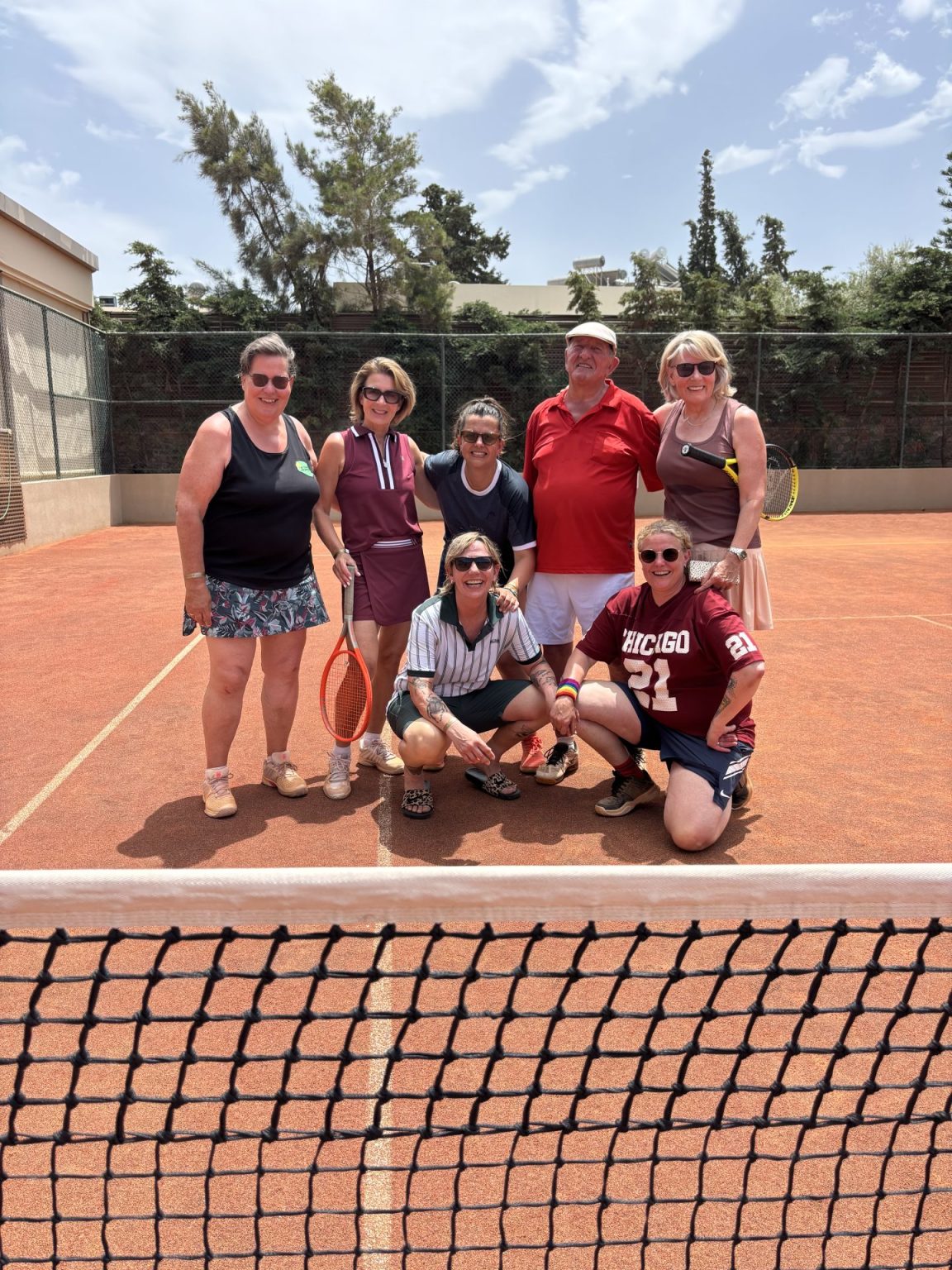 teamfoto tennisreis kreta