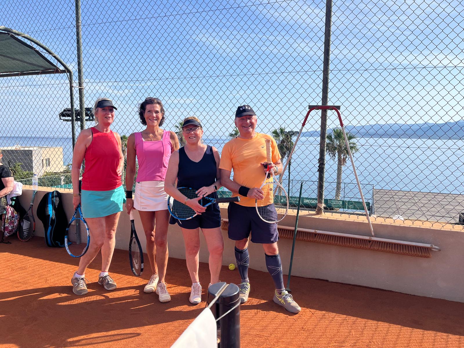 teamfoto tennisreis kreta